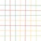 Doodle Gingham Check Plaid Vector Pattern. Vertical and horizontal hand drawn crossing yellow, green, grey, red stripes