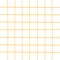 Doodle Gingham Check Plaid Vector Pattern. Vertical and horizontal hand drawn crossing yellow stripes. Chequered