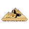 Doodle giza egypt sculpture architecture pyramids