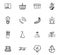 Doodle Greenhouse icons set