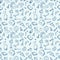 Doodle hand drawn with back to school theme seamless pattern.