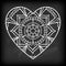 Doodle Heart Mandala