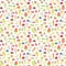 Doodle ice cream, fruits, berry, sweets pattern