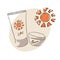 Doodle image sunblock cream for body skin care