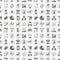 Doodle internet web seamless pattern