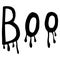 Doodle letter BOO