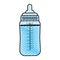 Doodle plastic bottle feeding baby nutrition