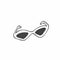 doodle sunglasses. Cartoon sketch. Decoration for greeting cards, posters, emblems, wallpapers