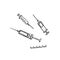 Doodle syringes Medical set