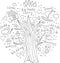 Doodles tree of dreams and goals