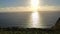Doolin â€“ Panoramica delle Cliffs of Moher dalla terrazza del belvedere al tramonto