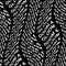 DOOM and GLOOM words warped, distorted, repeated, and arranged into seamless pattern background