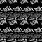 DOOM and GLOOM words warped, distorted, repeated, and arranged into seamless pattern background