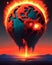 Doomsday apocalypse on earth