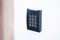 Door access control keypad with keycard reader.