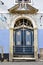 Door with art nouveau pattern in Riga