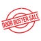 Door Buster Sale rubber stamp