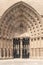 Door of the cathedral of lleida