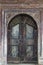 The door of the church of the Immaculate Conception in Lepoglava, Croatia