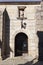Door of church of San Miguel de Bouzas, Vigo, Pontevedra, Spain