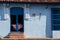 Door at colonial Cuban house