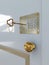 Door with combination lock and key