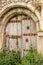 A door in a destroyed house in Shusha city, Artsakh. Nagorn Kararbakh Republic