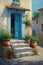Door of France canvas print, arts & crafts, rustic core, decorative paintings