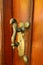 The door knob of a 200 year old farmhouse in the Western Cape, South Africa
