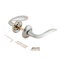 Door Knob assembly on White Background