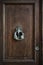 Door knocker old metal keyhole