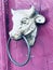 A door knocker in shape of a bull in Merida, Mexico - MERIDA - THE YUCATAN