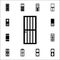 door lattice icon. Doors icons universal set for web and mobile