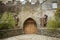 Door of Malahide Castle and Gardens. Ireland