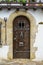 door of an old fairytale house in the french village of Bastide.France