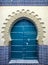 Door of old mosque in Tanger, Morocco