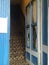 Door Open to Carpeted Staircase, Historic Building in Virginia City Nevada