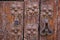 Door ornament background in Segovia