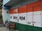 Door painted in flag color- Independence Day celebration in Dandi, Gujarat where India freedom movement salt satyagraha took place