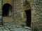 Door passage in medieval castle