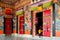 Door of Rumtek Monastery,also called the Dharma Chakra Centre,is a gompa located in the Indian state of Sikkim near the capital