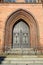 Door of St. Michaelis church in Luneburg. Germany