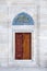 Door and tile panet in Fatih Mosque, Istanbul, Turkey
