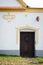 Door to baroque farmhouse in Holasovice