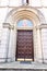 The door to the Church of St. Nicholas in the city of Leskovac, Serbia