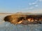 Door to hell or Darvaza gas crater in Turkmenistan