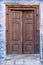 Door of the Tosh Hovli Palace in Khiva, Uzbekistan.