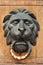 Doorknocker with head of lion