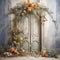 Doors Backdrops, Photoshop Overlays, Flowers arch Backdrop Overlays, Photography Background, Studio Backdrops