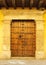 Doors of colonial building in Cartagena, Colombia